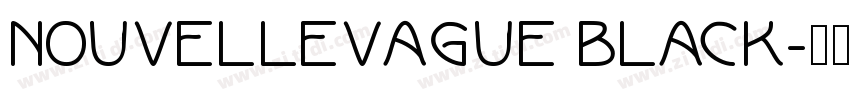 NouvelleVague Black字体转换